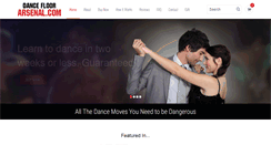 Desktop Screenshot of dancefloorarsenal.com